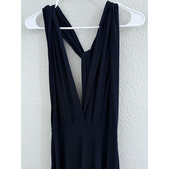 72 Styles Infinity Dress In Navy Long Convertible Multi Wear Options - Picture 3 of 8